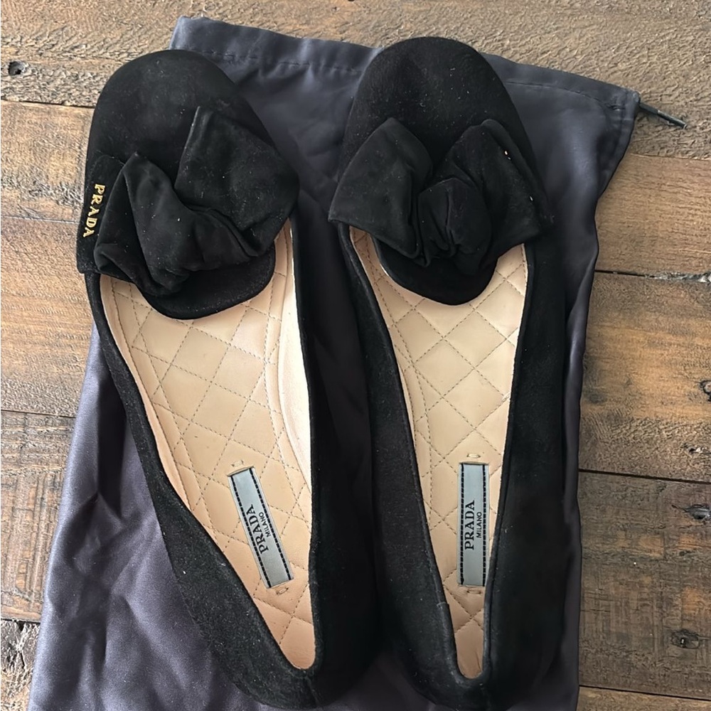 Prada Black Loafers